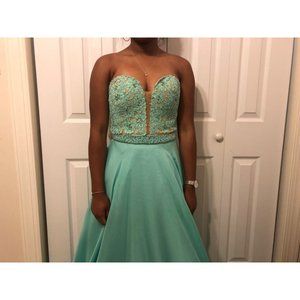 Mint green Sherri Hill